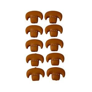 10Pc. Cowboy Hat Silicon Bead Focal Bead for Beadable Pens, Wristlets Jewelry vn